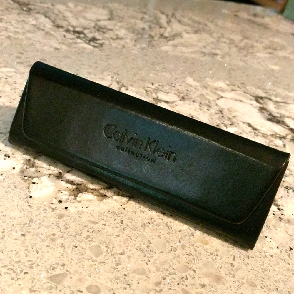 Calvin Klein Triangle Glasses Case